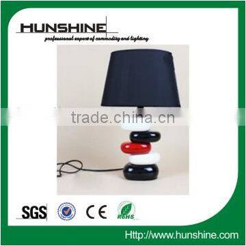 stone shape power outlet hotel table lamps