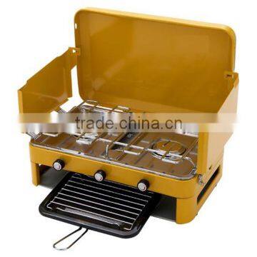 Garden Party Backyard Party Outdoor Portable Gas Double Burner BBQ Grill Stove