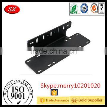 Autos Front Bumper License Plate Fog Working Light LED Bar Mount Bracket Holder