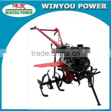 China Chongqing WINYOU WY1000A 8hp diesel mini tiller with handle and wheel kits