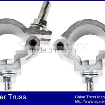 Factory price Swivel coupler 100kg for D50mm Tube .W30, aluminum truss connecting clamp for stage