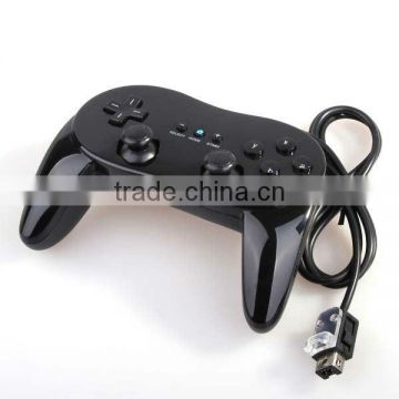 New Classic Game Controller Pro Black For Nintendo Wii