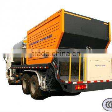 8 M3 bitumen tanker synchronous chip sealer truck