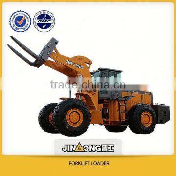 quarry equipment Block lifting equipment fork wheel loader used in quarry JGM771FT32 for sale 162Kw/h 3200mm lifting height