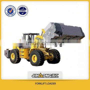 Chinese machine pallet fork front loader JGM761FT25 25 ton forklift machine