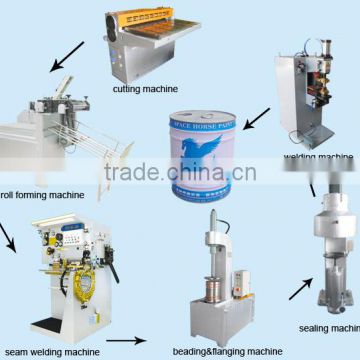 semi-automatic 10-20L pail can production line