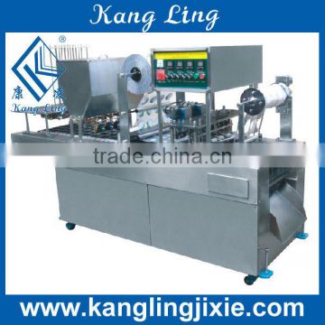 Auto-Pneumatics Cup Filling Sealing Machine for Liquid or Semi-liquid