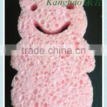 Soft cellulose sponge for bath