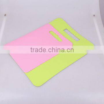 New design products houseware pink and green fresh color fruits and vegetables cutting board