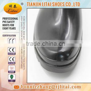 Construction PVC Rain Boots, Black Woke Boot photo-4
