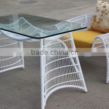 Modern rattan furniture leisure outdoor furniture wicker table and chair (G-12A)