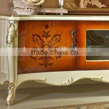 European Fashionable TV Stand, Beautiful Design Wooden TV Cabinet, Palace Living Room TV Stand (BF01-ML049) photo-3