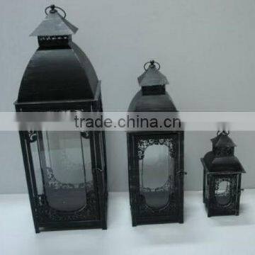 set of 3 hurricane candle lantern ,storm lantern