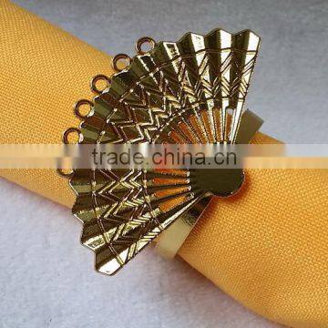 Cheap Gold Fan Napkin Ring photo-2