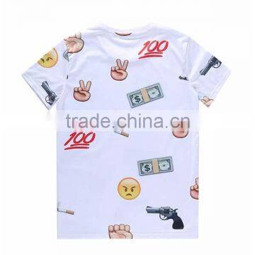 Emoji Cotton Custom T-Shirt Wholesale photo-6
