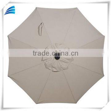 Patio Market Sun Beige Umbrella With Push Button Tilt and Crank photo-4