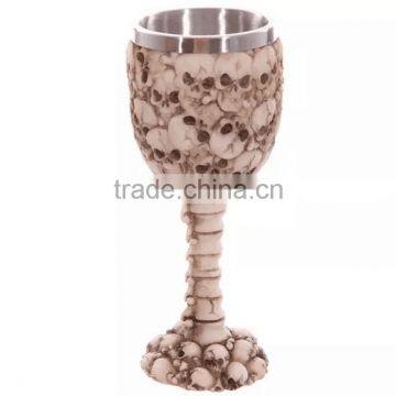 Creative Home 3D Stereoscopic Palm Skull Shape Goblet 200ml Stainless Steel Knight Shot Glass photo-5