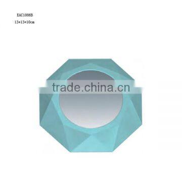 Geometrical Shape Inlaid Mirror Natural Plain Concrete Designer Home Decor photo-3