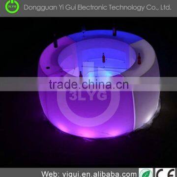 Waterproof Modern Glass Plastic Led Lighted Bar Counter Table photo-6