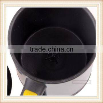 Automatic Plain Mixing Coffee Tea Cup Lazy Self Stirring Mug Button Pressing BLK