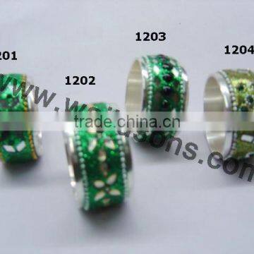 Wedding Standing And Metal Napkin Ring For Used Table Decoration photo-2