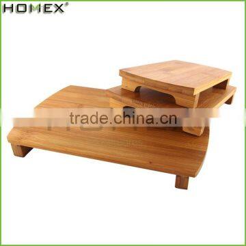 Wholesale Cheap Price Serving Food Wooden Burnished Bamboo Sushi Plate For Sale/Homex_Factory photo-2