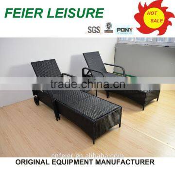 new style double synthetic rattan furniture