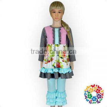 100 Cotton Fall Long Sleeve Baby Girl Dresses Wholesale Kids Children Frocks Designs photo-4