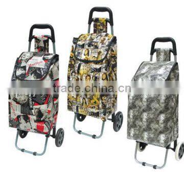 plastic Handle shopping cart with Customized logo