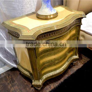 BISINI Classic Wooden Nightstand for Double Bed photo-5