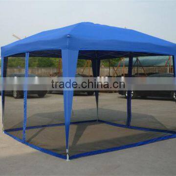 Pop up tent with sidewalls