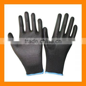 Cheapest PU Palm Fit Gloves Multi-colors Softtextile PU Glove Industrial Work Safety PU Coated Gloves