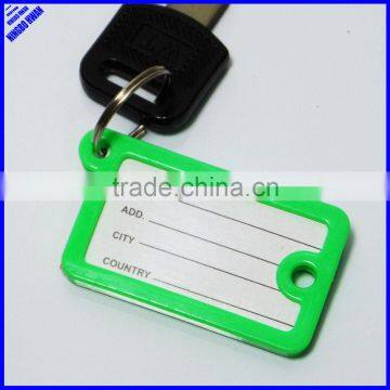 Hot-Sell cheap office blank plastic key tags