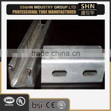 Galvanized steel electrical unistrut channel