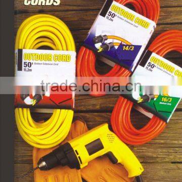 UL power Cord UL outdoor extension cord indoor power cord