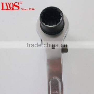 Construction Tools 19/22mm Double Ratchet Ring Podger Spanner photo-2