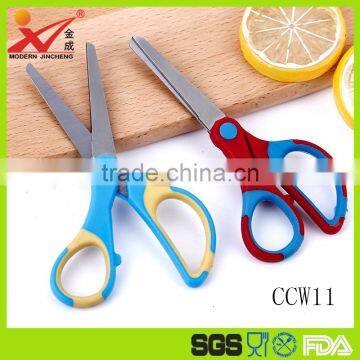 Superior quality student scissors with soft PP TPR grip handles