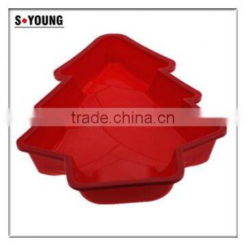10107 Christmas Tree Shaped Silicone Chocolate Mould and Mold
