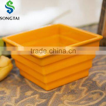 high quality square plastic garden flower pot