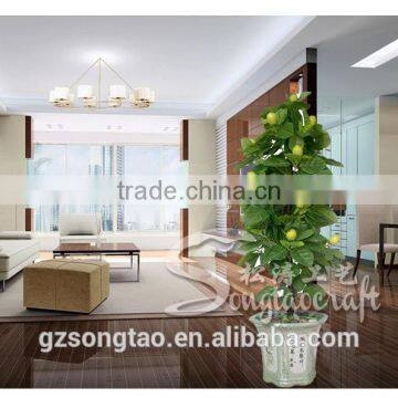 Songtao Company High Quality Artificial Plants Potted Plant Bonsai Tree 185cm Plastic Lucky Tree photo-2