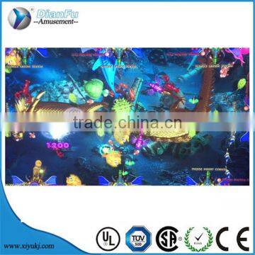Dianfu Amusement Hot Sell Dragon King Fishing Game Arcade 55 Inch Screen 8-player Ocean Monster Fish Hunter Game Machine photo-3