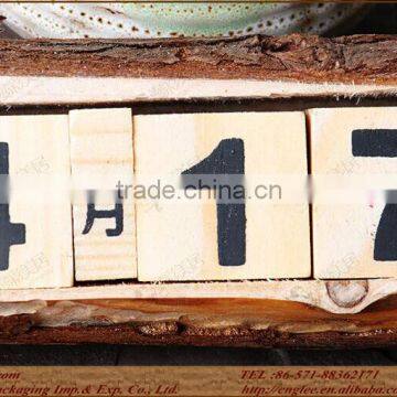 Eco-friendly Reused Wooden Calendar/creative Wood Calendar