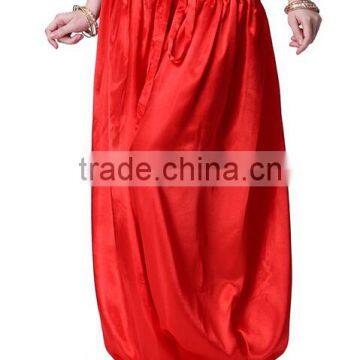 Trendy tribal satin harem pants