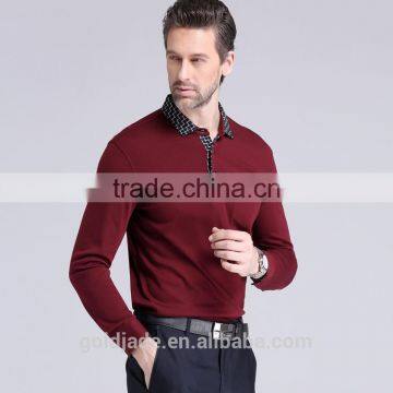 100% Cotton Polo Shirt Long Sleeve Polo Neck Long Sleeve T-shirt Cheap Long Sleeve Polo Shirts photo-2