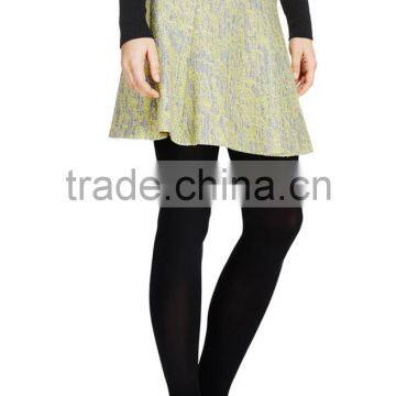 best selling mature women printed flare short skirt made in china