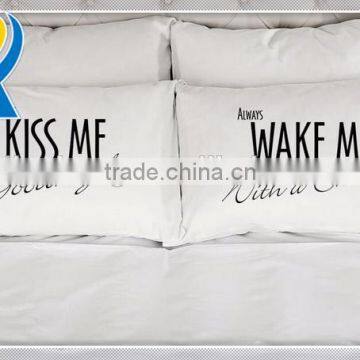 2016 new style PP cotton hotel pillow case white pillow cover