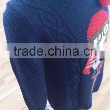 Latest Fashion Sweater Blouse Design Kid Pullover Plain Style Sweater(KS4415) photo-6