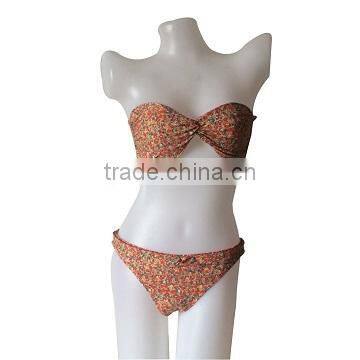 Top Quality Purple Shivering Printing Sexy Women Bikini Swimwear