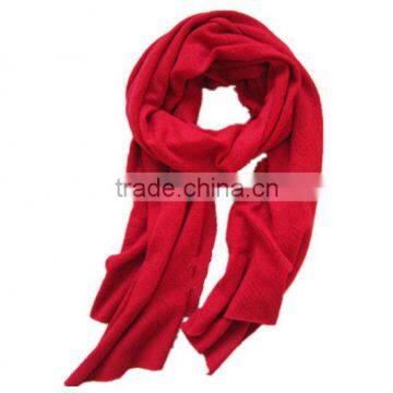 Fashion knitted 100%cashmere winter scarf