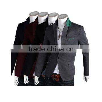 Latest New Design Casual Style One Button Slim Men Blazer photo-6